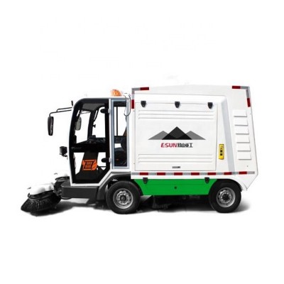 Electric cleaning street car sweeper car